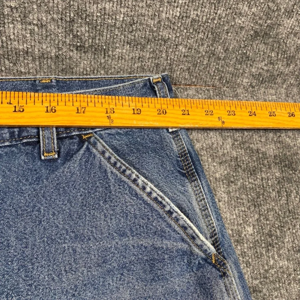 Carhartt B13 DPS Mens Original Dungaree Fit Carpenter Jeans Blue 44x32 (Fits 30)